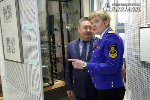 Открытие выставки работ  художника-иллюстратора Евгении Ивановны Стерлиговой YE1A0675